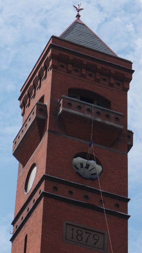 Clock Tower Clock Restoration illuminated automatic GPS by Lumichron Sidney Yates building Washington DC