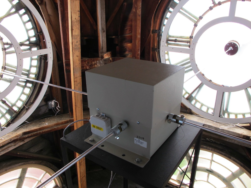 Tower Clock restoration illuminated automatic GPS by Lumichron