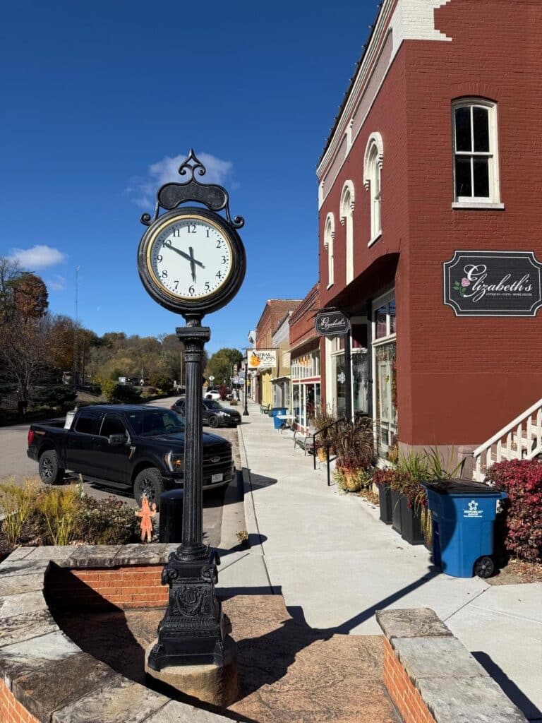 Victorian post clock