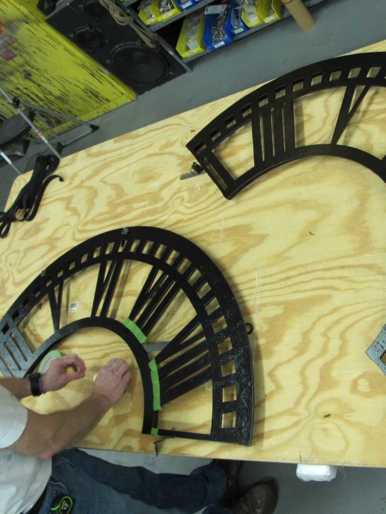New clock dials in production
