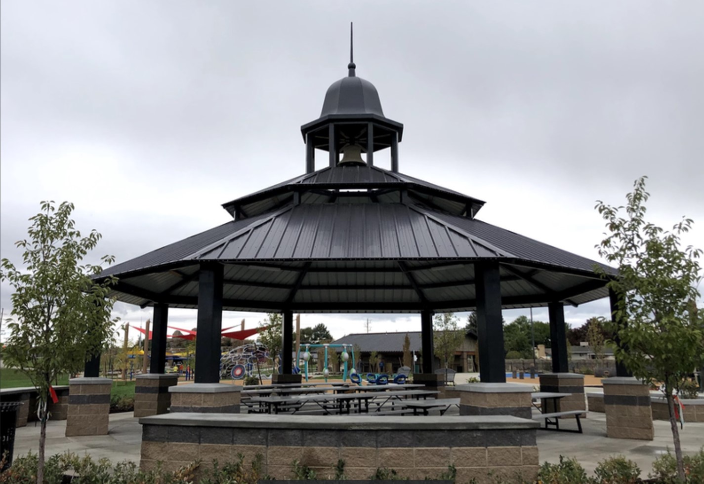 ICON Park Structure and LUMICHRON Collaborated on Cast Bronze Bell for All-Ability Playground in South Jordan Utah